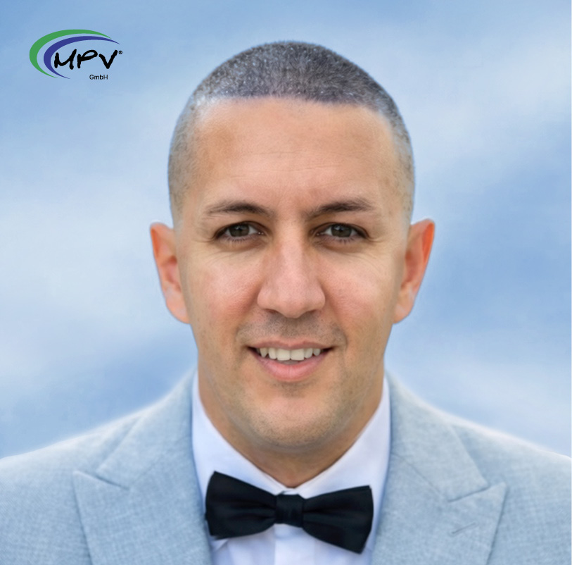Porträt eines Beraters der MPV GmbH im formellen Outfit.