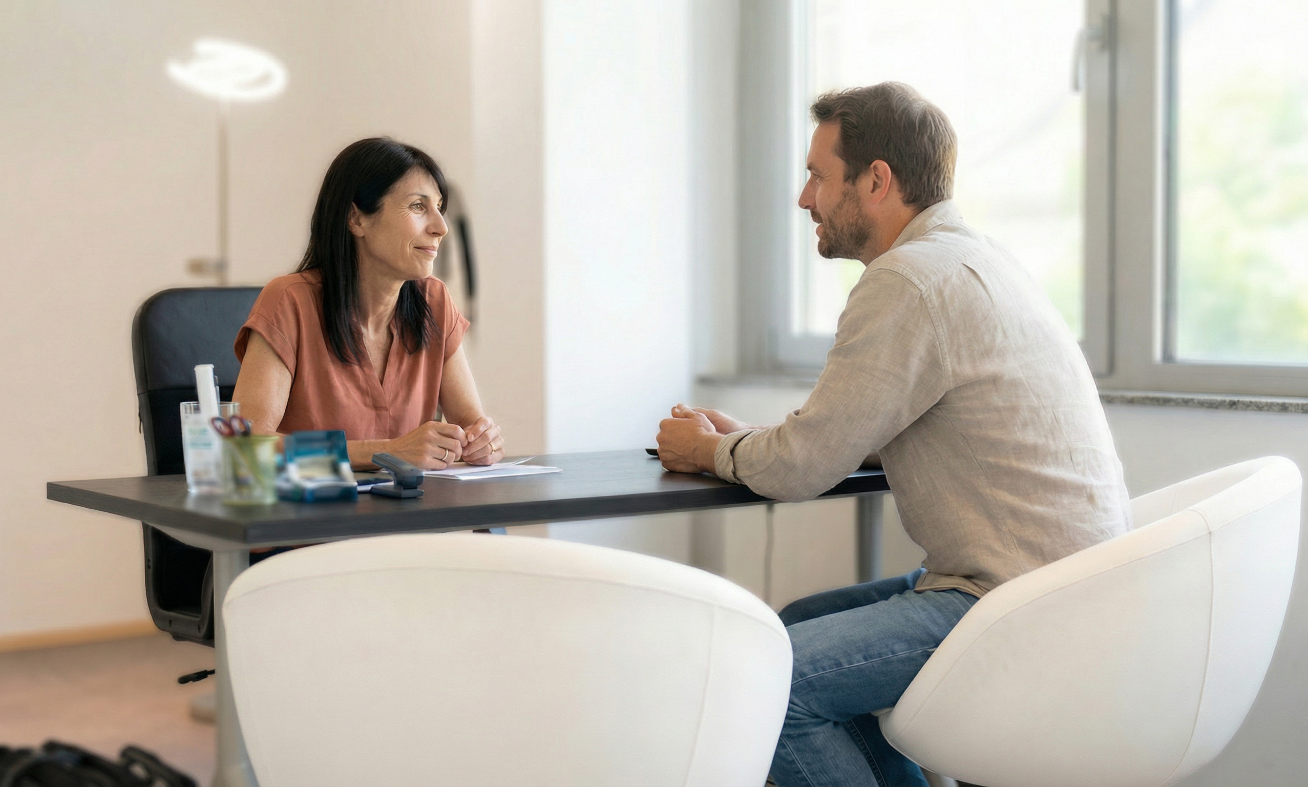 MPU Testgespräch und Check-Up zur Simulation der MPU unter Realbedingungen mit Experten-Feedback.