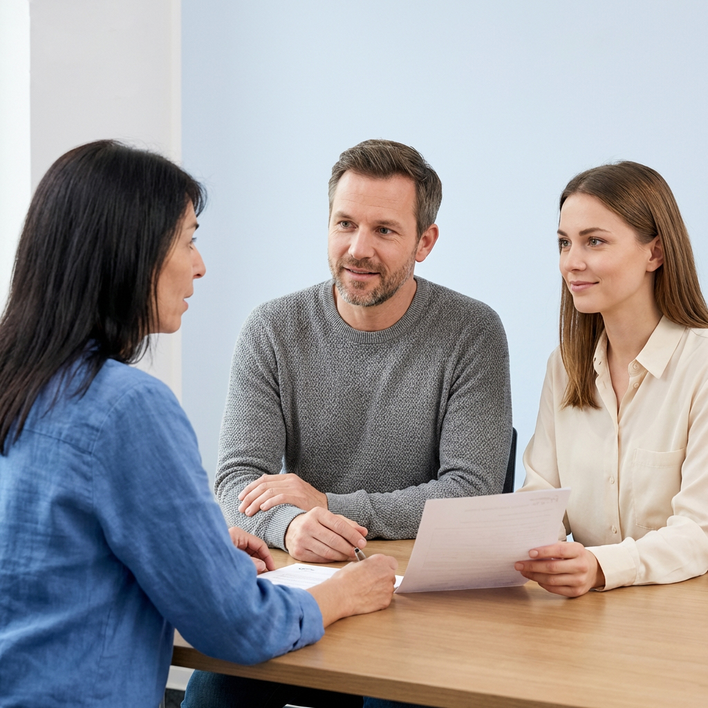 Beratungsgespräch zur MPU-Vorbereitung bei der MPV GmbH am Standort Ansbach.