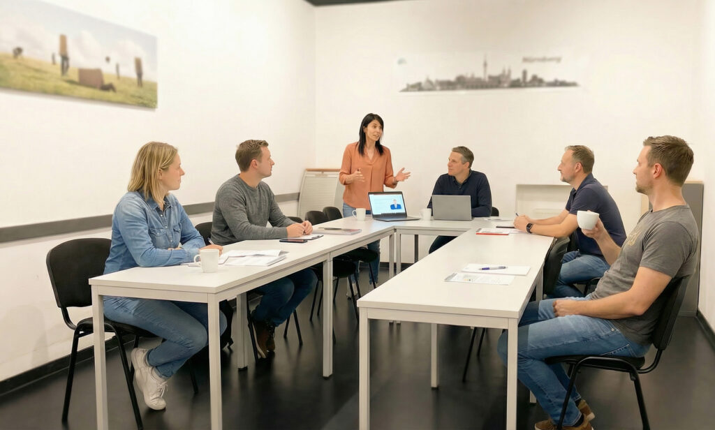 Interaktive Gruppenschulung zur MPU-Vorbereitung bei der MPV GmbH in Nürnberg